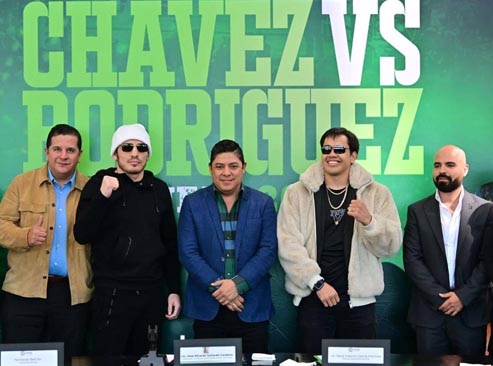 Todo listo para la pelea Chávez Vs. Rodríguez