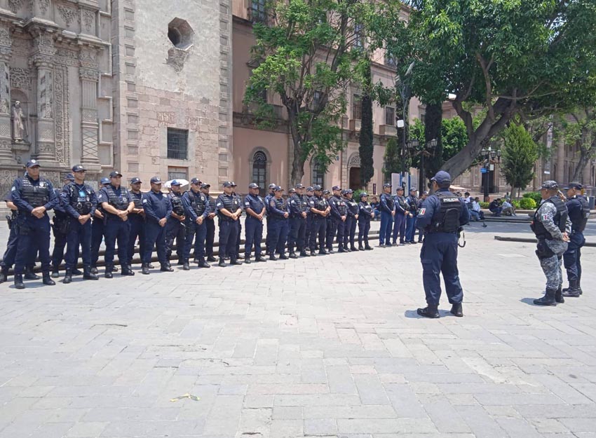 SSPC mantiene estrategia segura en Centro Histórico
