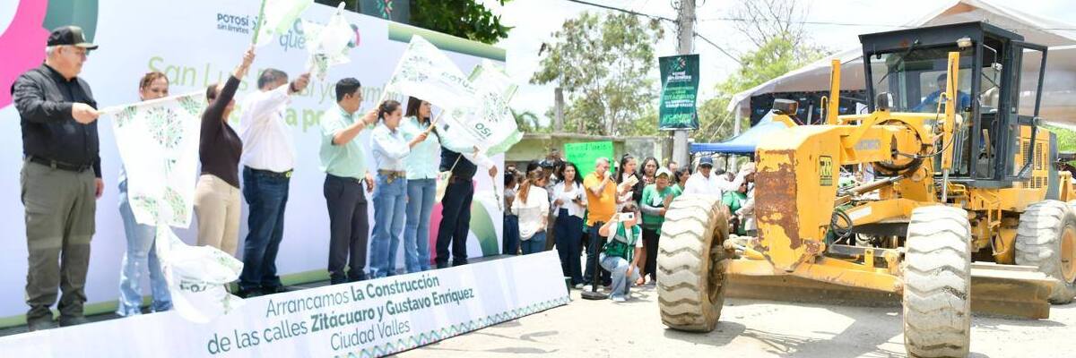 Inicia Gallardo arreglo de Circuito Tenek, en Valles