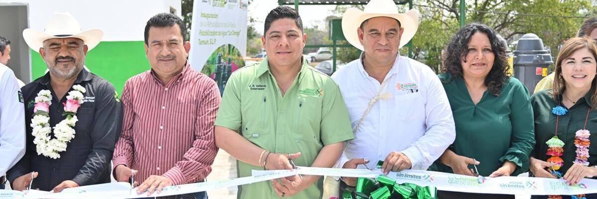 Lleva Gallardo obras hidráulicas a Tamuín