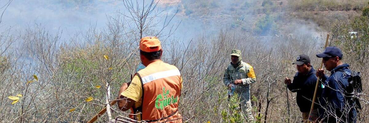 Atacan incendio en Cd. del Maiz