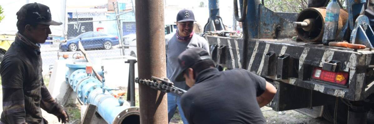 Alcaldía soledenses hace obras para abasto de agua
