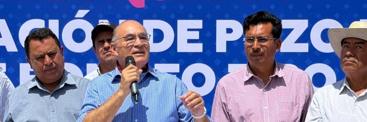 Arranca rehabilitación de pozo, Galindo