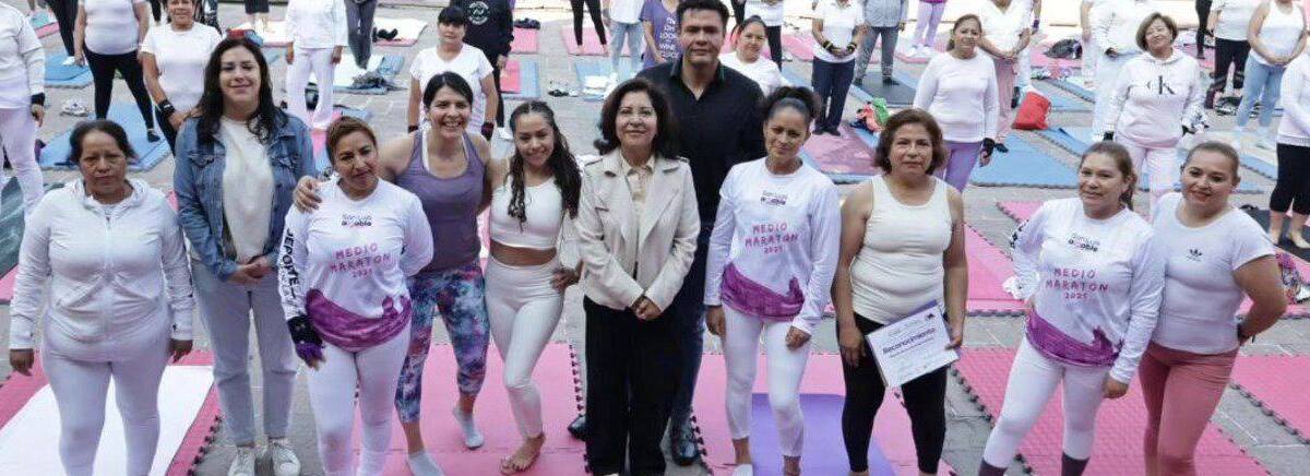 Gran respuesta a clase de yoga, en Aranzazú